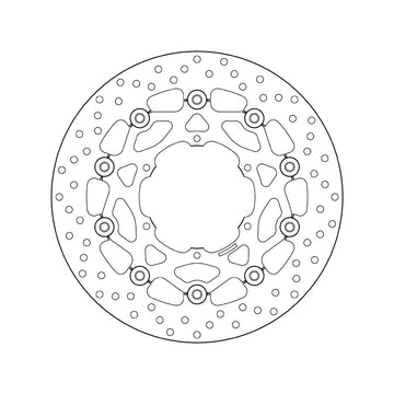 Bmw F 650 Gs Tw [BREMBO] - Kulatý plovoucí brzdový kotouč řady Oro - 0