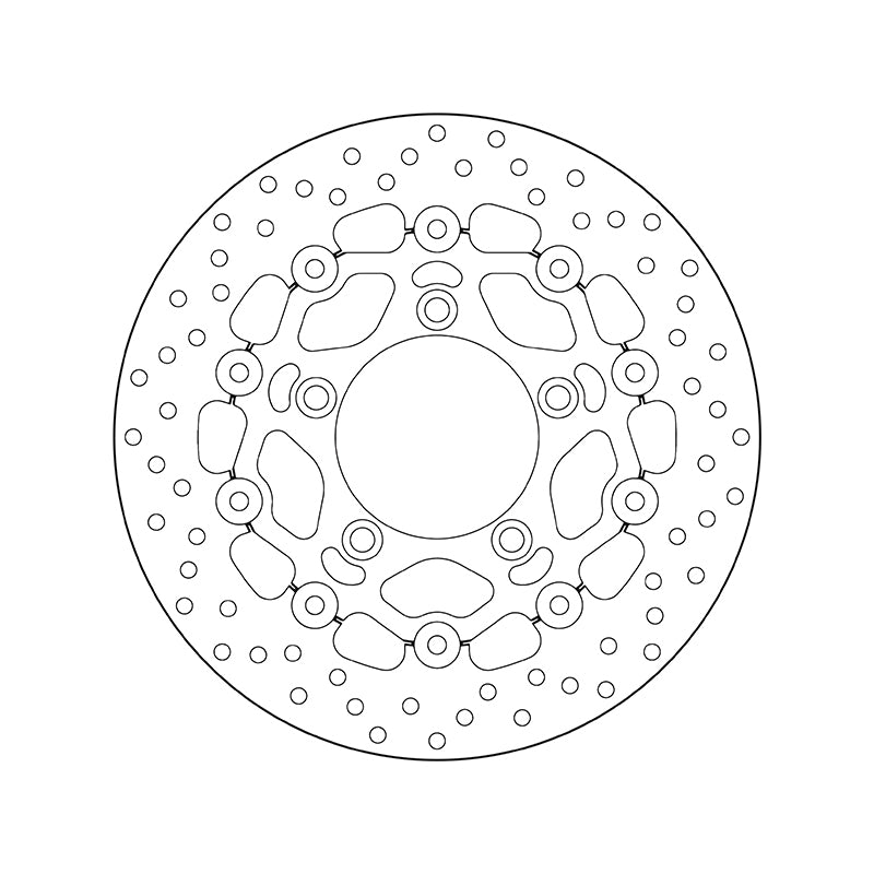 Kymco Ak 550 [BREMBO] - Kulatý plovoucí brzdový kotouč řady Oro