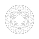 Kymco Ak 550 [BREMBO] - Kulatý plovoucí brzdový kotouč řady Oro