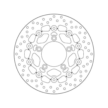 Kymco Ak 550 [BREMBO] - Kulatý plovoucí brzdový kotouč řady Oro