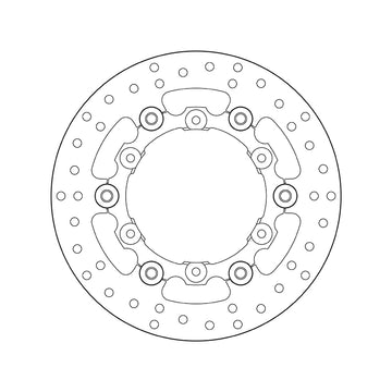 Husqvarna 701 Supermoto [BREMBO] - Kulaté plovoucí brzdové kotouče řady Oro - v párech