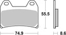 Ducati S 620 [BREMBO] - Soutěžní karbon-keramické brzdové destičky - 07BB19RC-1