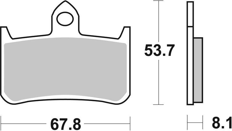 Honda Cbr 900 [BREMBO] - Soutěžní karbonové keramické brzdové destičky - 07HO28RC