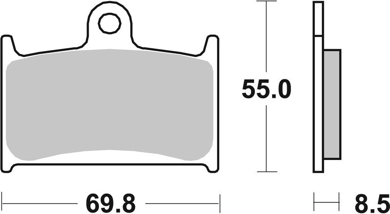 Thunderbird 1600 [BREMBO] - Soutěžní karbonové keramické brzdové destičky - 07SU14RC