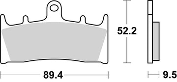 Suzuki Gsx-R 1100 W C [BREMBO] - Soutěžní karbon-keramické brzdové destičky - 07SU19RC