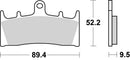 Suzuki Hayabusa [BREMBO] - Soutěžní karbon-keramické brzdové destičky - 07SU19RC