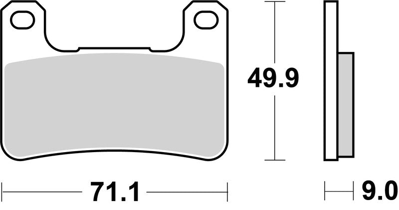 Suzuki V Strom [BREMBO] - Soutěžní karbon-keramické brzdové destičky - 07SU27RC