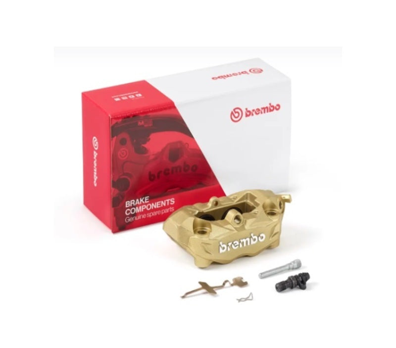 Hypermotard 939 [BREMBO] - M4 brzdový třmen přední levý zlatý Ø32mm