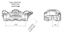 Honda Cb 1000 [BREMBO] - Brzdový třmen Stylema přední pravý přírodní-2