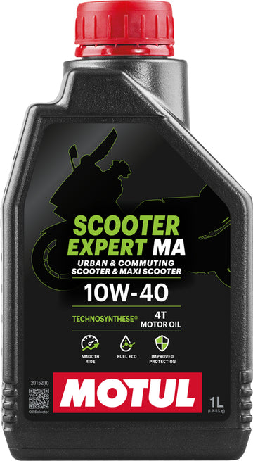 Motorový olej 10W40 pro 4t skútr, 1 litr [motul]