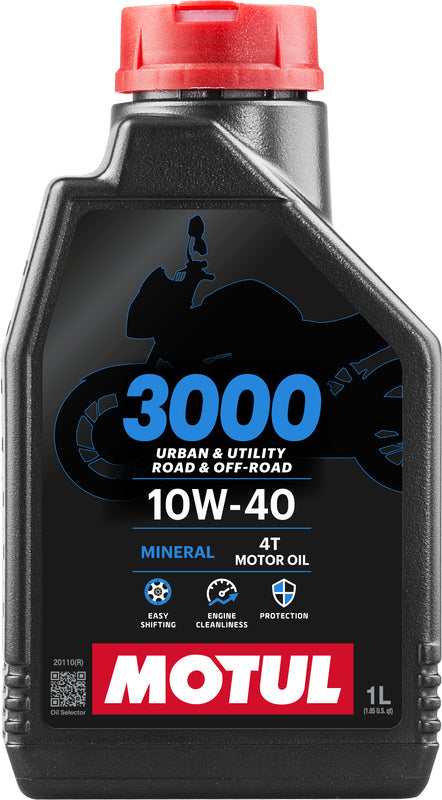 Motorový olej 10W40 4T 1 litr pro motocykly [Motul]
