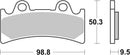 Yamaha Yzf 750 [BREMBO] - Brzdové destičky TYPE 07YA32 SR Sinter - Sport