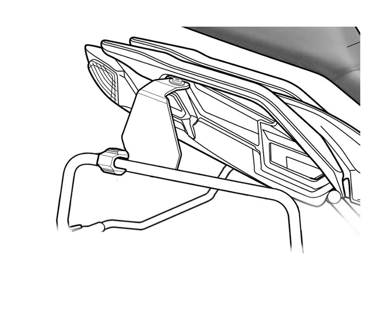 Kawasaki Versys 650 [SHAD] - 4P montážní sada