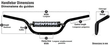 Honda Varadero Xl 1000 [RENTHAL] - řídítka MX/Enduro 7/8" 971 RC
