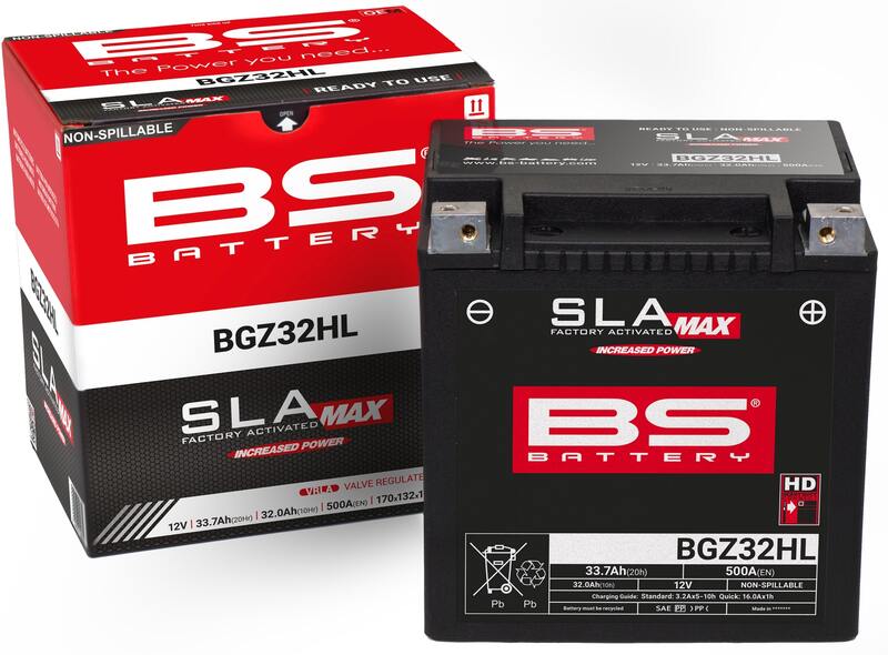 Harley Davidson Fltr [BS BATTERY] – Bezúdržbová baterie SLA aktivována továrnou – BGZ32HL