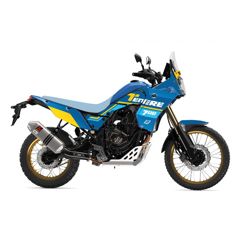Yamaha Tenere 700 [BLACKBIRD] – Rally Ride Graphics Kit – modrá