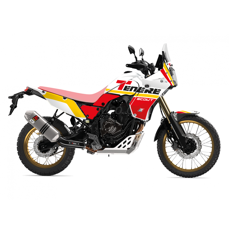 Yamaha Tenere 700 World Raid [BLACKBIRD] – grafická sada Rally Ride – červená