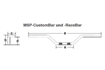 Kawasaki Vn 1600 Classic [FEHLING] - Vlastní lišta vysoká 850 mm Chrome