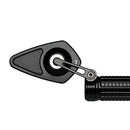 Mo.View Blade Flip Motocycle Mirror, Diamond, Black [MotoGadget]-2