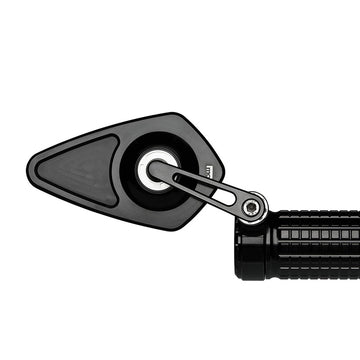 Mo.View Blade Flip Motocycle Mirror, Diamond, Black [MotoGadget] - 0