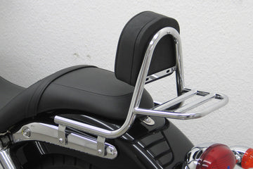 Triumph Speedmaster [FEHLING] - Sissy bar vyrobený z trubky s polštářem a nosičem zavazadel, Triumph Speedmaster 2008-