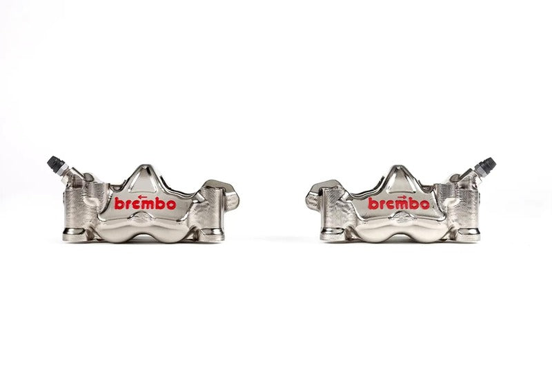 Kawasaki Zzr 1400 [BREMBO RACING] - Pár GP4RX - 18mm brzdové třmeny (CNC obráběné - pochromované) (s destičkami)