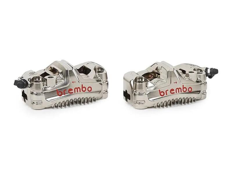 Aprilia Tuono 1000 [BREMBO RACING] - sada radiálního brzdového třmenu GP4-MS 108 mm