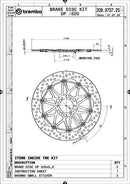 Aprilia Smv 750 Dorsoduro [BREMBO RACING] - UPGRADE Supersport kulaté plovoucí brzdové kotouče - v páru-2