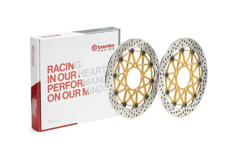 Triumph Speed ​​​​Triple 1200 Rs [BREMBO RACING] - UPGRADE Supersport pár plovoucích brzdových kotoučů - 208973756