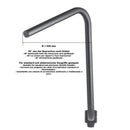 Suzuki Vl 800 [HIGHWAY HAWK] - řídítka Bad Hawk 1" se 3 otvory, šířka 845 mm, výška 370 mm, chrom