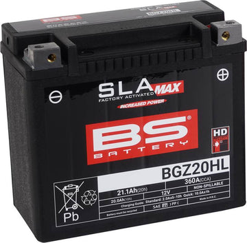 Harley Davidson Flstf [BS BATTERY] – Bezúdržbová baterie SLA aktivována továrnou – BGZ20HL