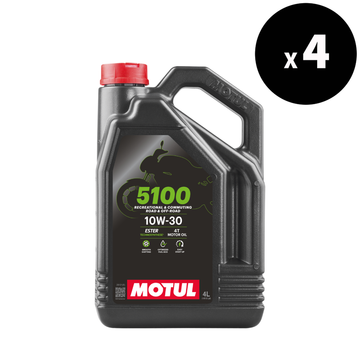 5100 4T 10W30 motorového oleje 4L - 4 Pack [Motul]