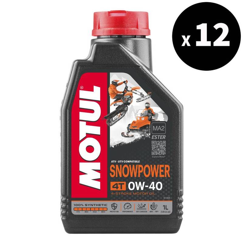 SnowPower 4T 0W40 Motor Oil 1L X12 [Motul]