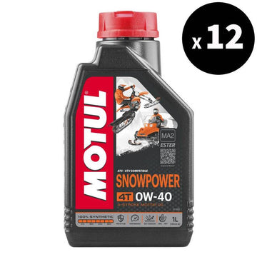 SnowPower 4T 0W40 Motor Oil 1L X12 [Motul]