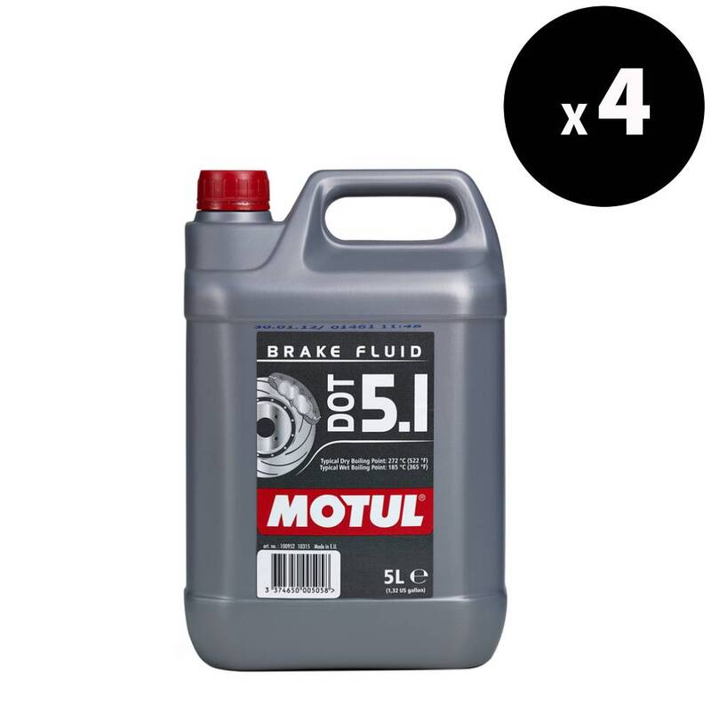 Dot 5.1 Brzdová tekutina 5L 4-pack [Motul]