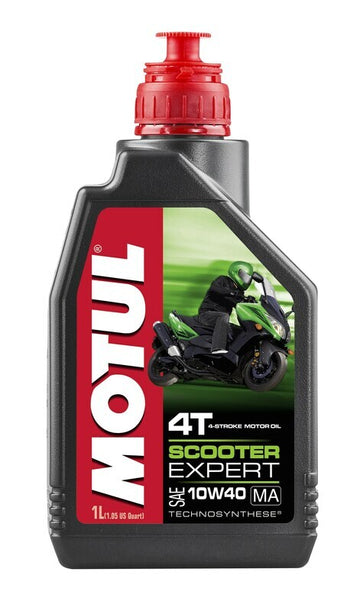 Motorový olej 10W40 pro 4t skútr, 12 balení [motul]