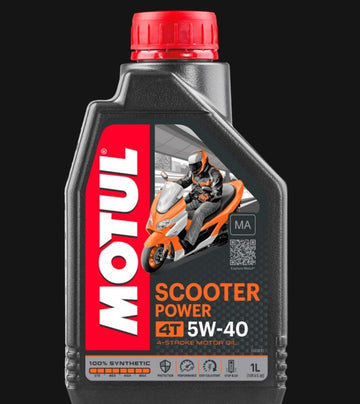 Sada motocyklového oleje 5W-40 pro skútr, 12x1l [Motul]