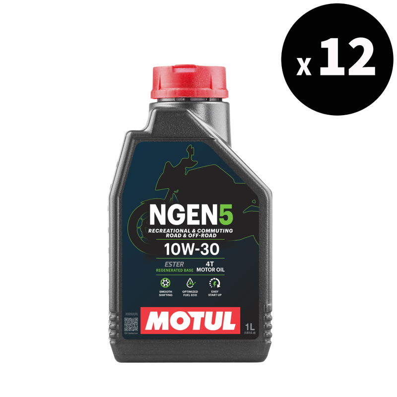 NGEN 5 4T motorový olej 10W-30, 1L 12-Pack [Motul]