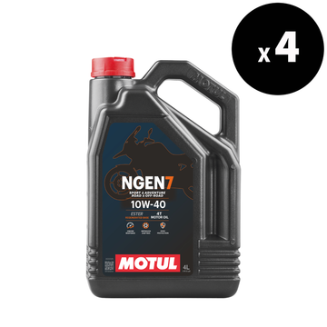NGEN 7 4T motorový olej 10W-40, 4L Čtyři balení [Motul]