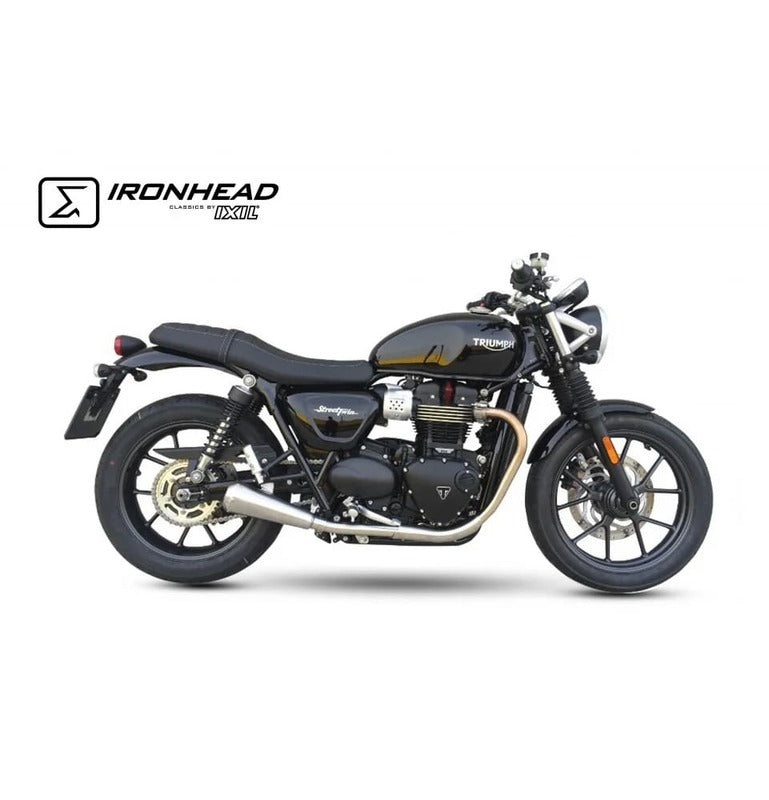Triumph Street Twin [IXIL] - Slip On Ironhead Conical Silencer (pravý + levý)