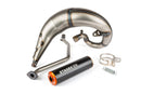 Rieju MRT Pro 50 2T - Auspuff Streetrace High Mount CNC Orange Schwarz