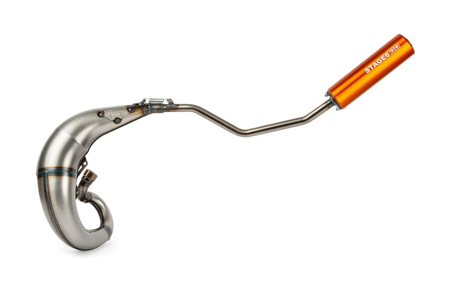 Yamaha DTX SM 50 2T AM6 [2004–] - Auspuff Streetrace High Mount CNC Orange