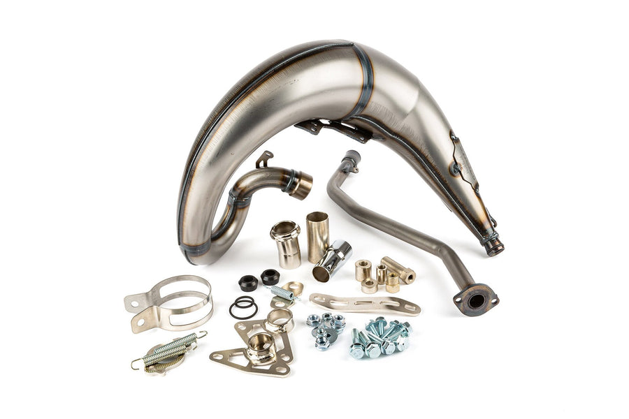 Beta RR-T SM 50 2T - Auspuff Streetrace High Mount links blau schwarz