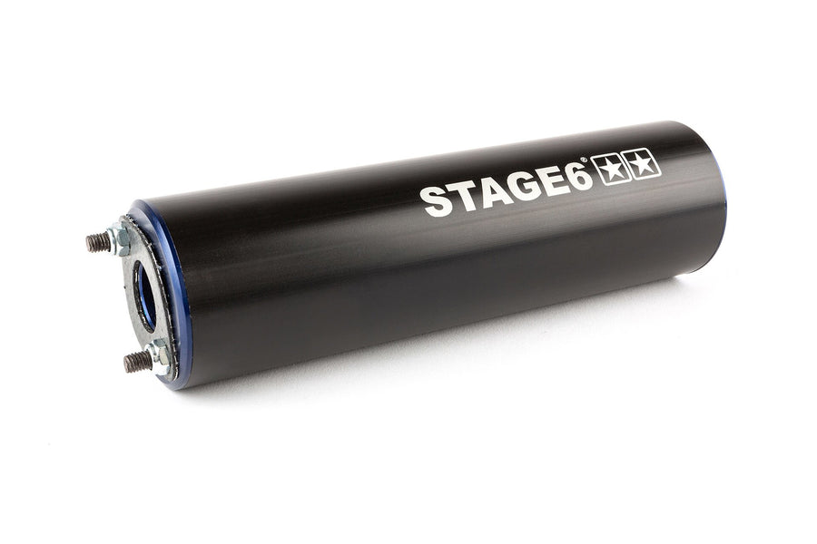 Beta RR-T SM 50 2T - Auspuff Streetrace High Mount links blau schwarz