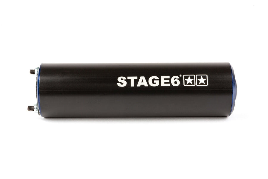 Beta RR SM 50 2T - Auspuff Streetrace High Mount links blau schwarz
