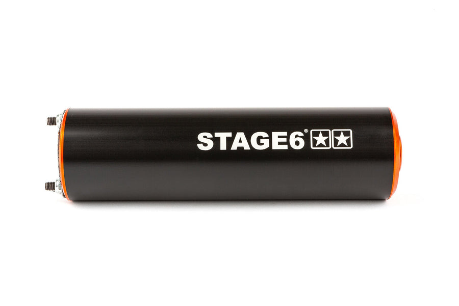 Beta RR-T SM 50 2T - Auspuff Streetrace High Mount links orange schwarz
