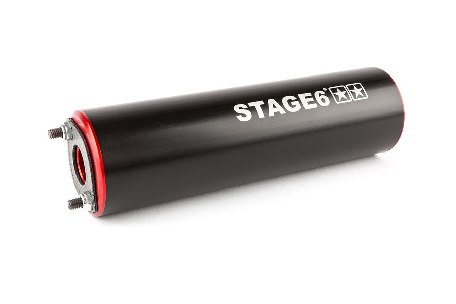 Beta RR-T SM 50 2T - Auspuff Streetrace High Mount links rot schwarz