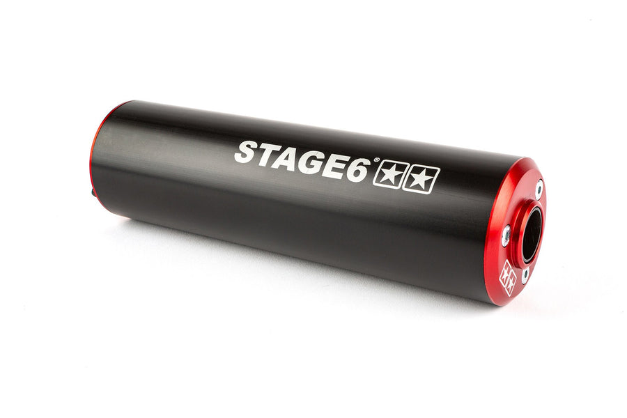 Derbi Senda DRD X-Treme SM '10 - '17 50 2T D50B0 - Auspuff Streetrace rot schwarz
