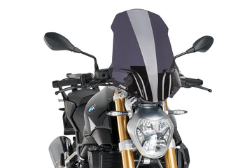 BMW R 1200 R [2018] - PUIG nové generace cestovního čelního skla | Silně tónovaný | PUIG 8165F