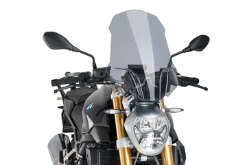 BMW R 1200 R [2018] - PUIG nové generace cestovního čelního skla | Tónované | PUIG 8165H